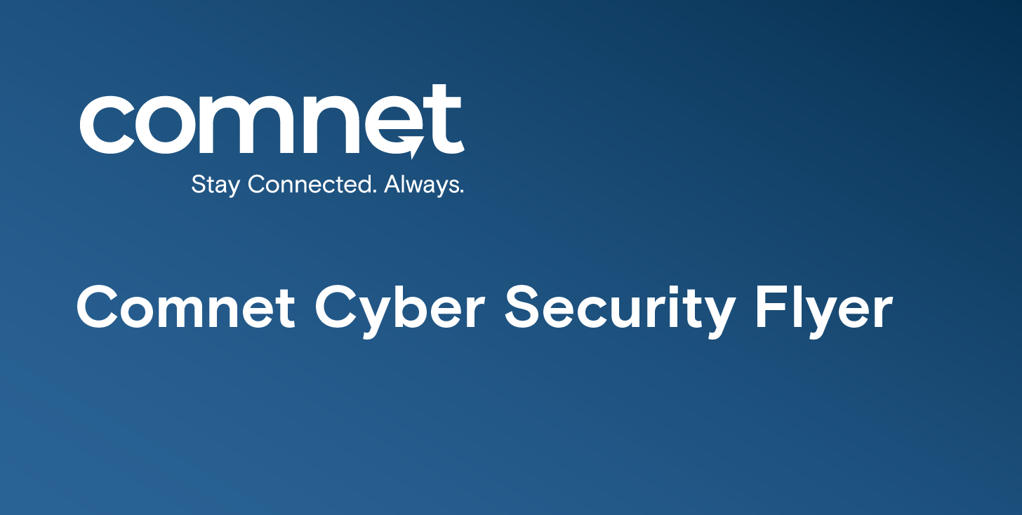 Comnet Cyber Security Flyer