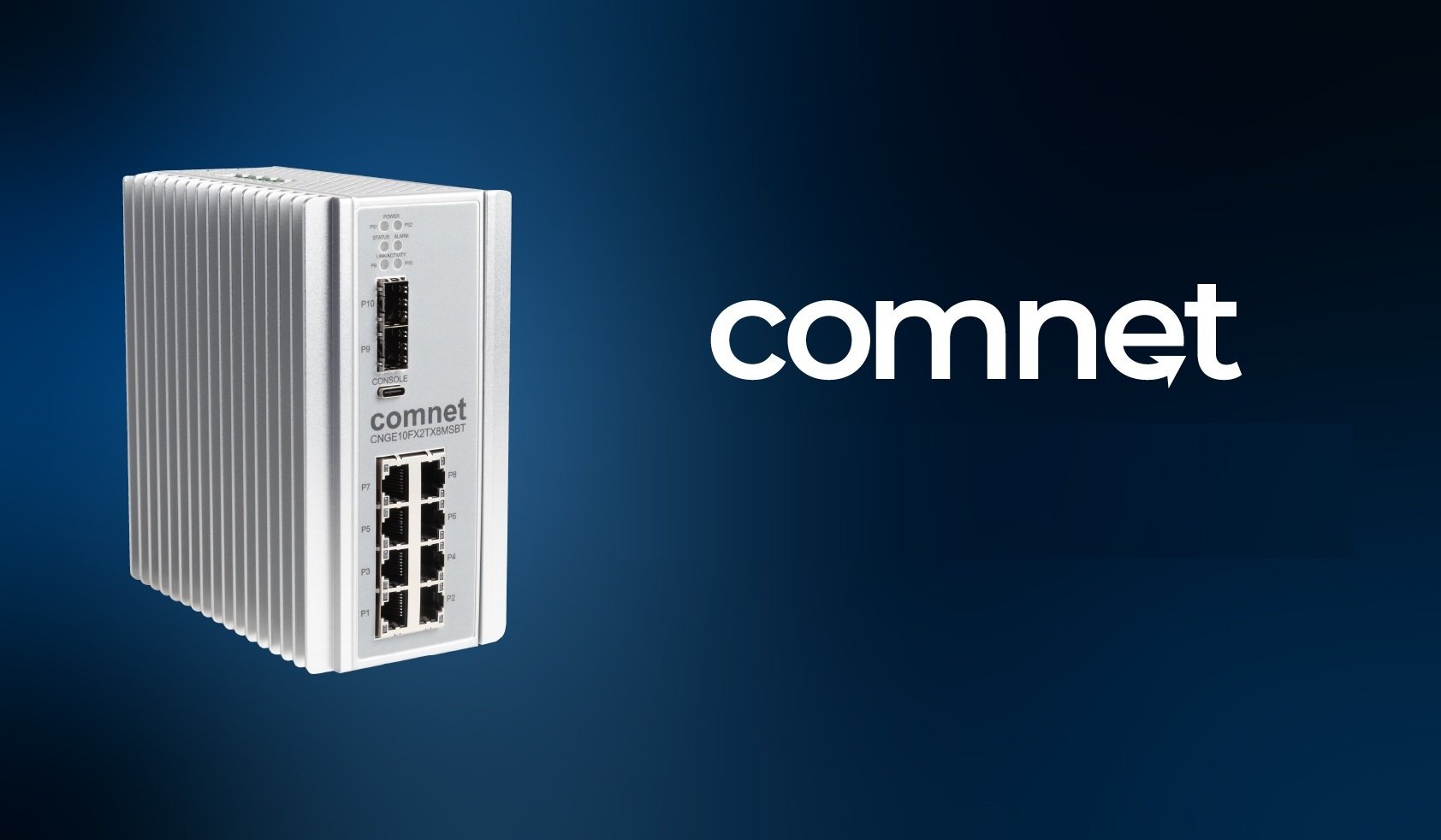 Comnet Launches Ultra-Resilient 720W Industrial PoE Switch